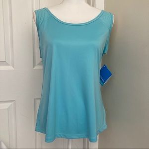 COLUMBIA Blue Freezer Coil Athletic Tank